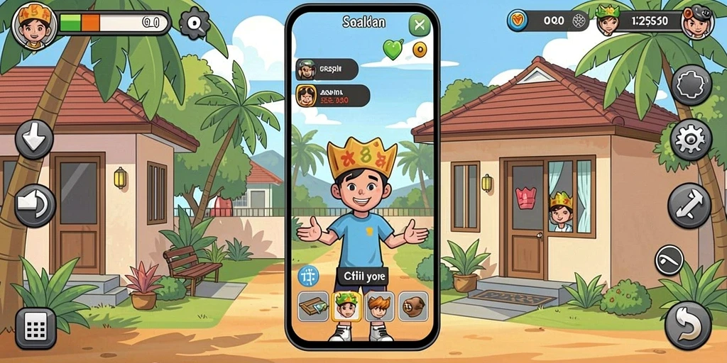 Menu utama aplikasi BIMABET yang user-friendly.