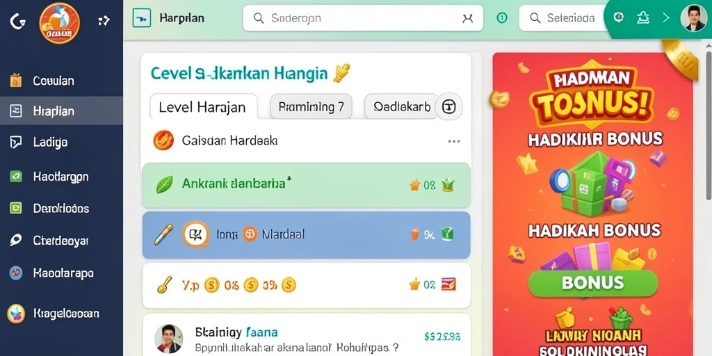Tampilan menarik dengan karakter yang unik.