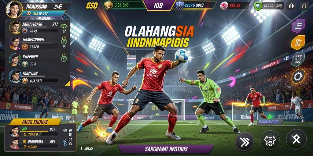 Tampilan antarmuka permainan yang ramah pengguna.