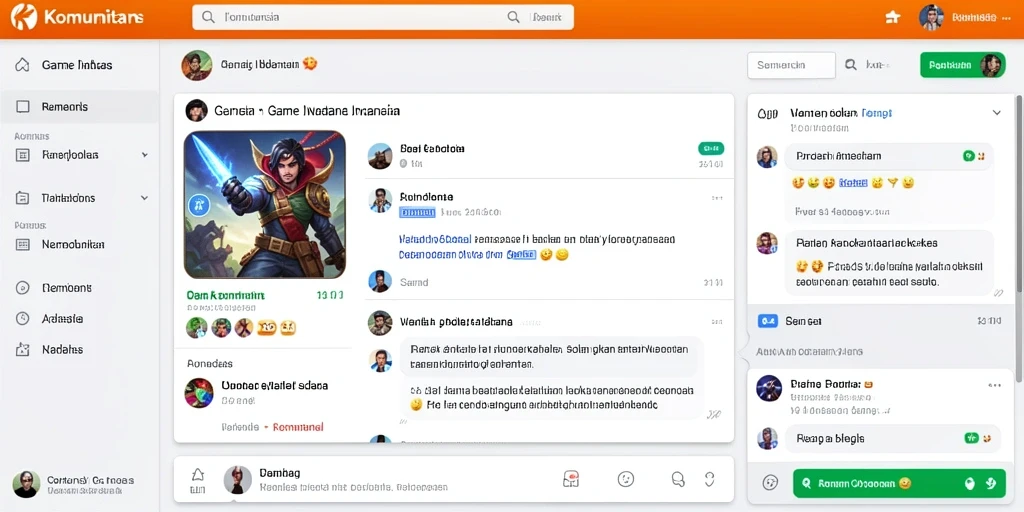 Tampilan antarmuka permainan yang intuitif.