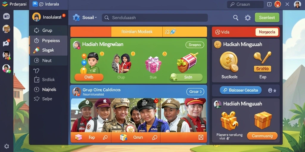 Tampilan antarmuka yang user-friendly.