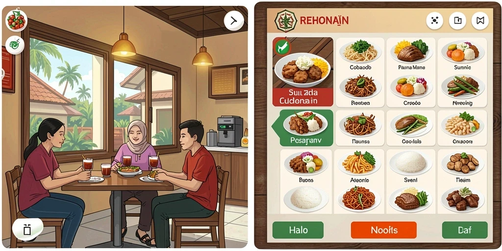 Tampilan antarmuka yang ramah pengguna.