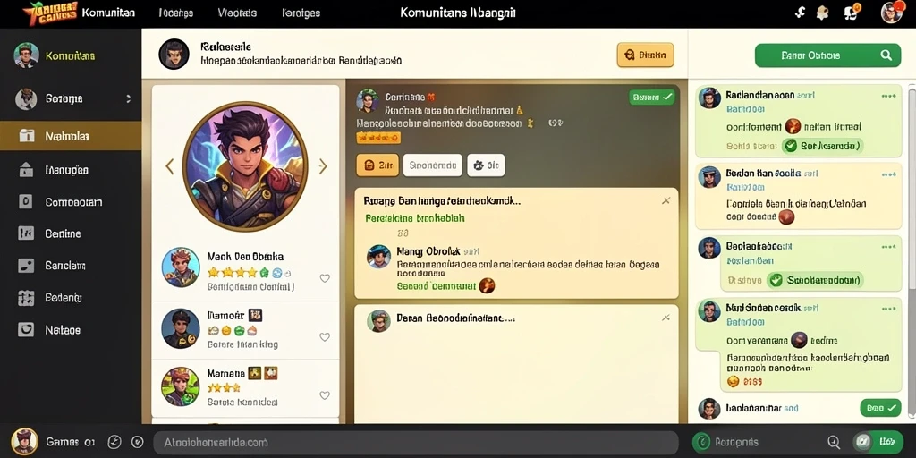 Tampilan antar muka yang menarik dan mudah digunakan.
