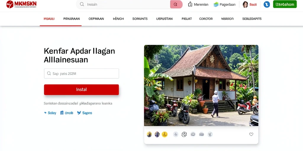 Tampilan menu utama yang intuitif dan menarik.