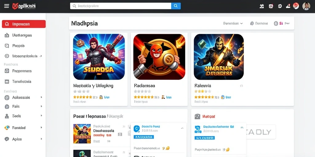 Tampilan antarmuka yang menarik dan user-friendly.