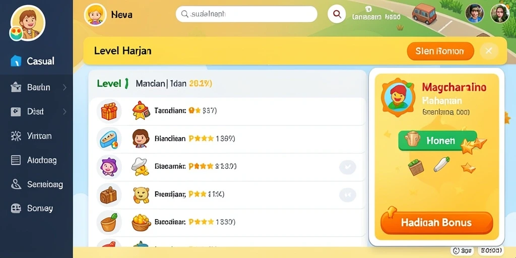 Tampilan antarmuka yang menarik dan modern.