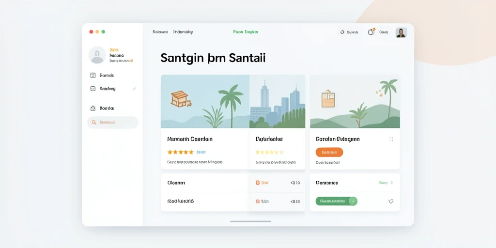 Tampilan menu utama yang menarik dan mudah dinavigasi.