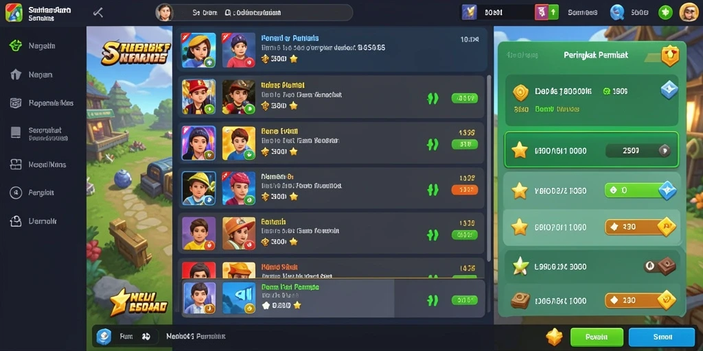 Tangkapan layar menampilkan aksi karakter di level awal.